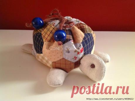 Черепашка. Лоскутное шитье.