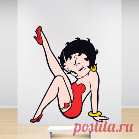 Betty Boop pared calcomanía Betty Boop pegatina Betty Boop