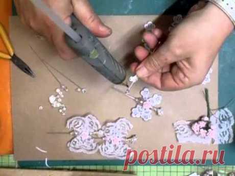 Shabby Chic Stickpins 2 - jennings644 - YouTube