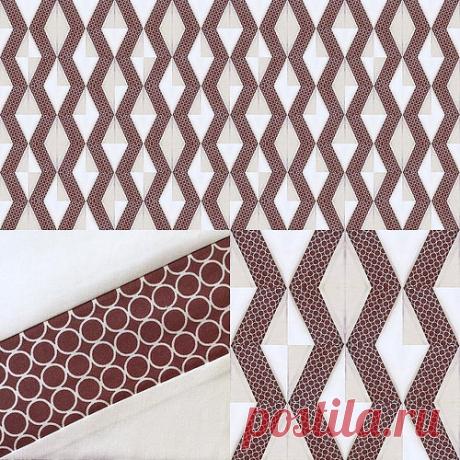 This is your chance to learn #foundationpaperpiecing using the same #block over and over. #Pattern and instructions on my blog https://mypatchwork.wordpress.com/2015/10/24/1-block-3-beginner-quilts/ | Flickr - Photo Sharing!