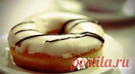 ПОНЧИКИ СО СМЕТАННОЙ ГЛАЗУРЬЮ