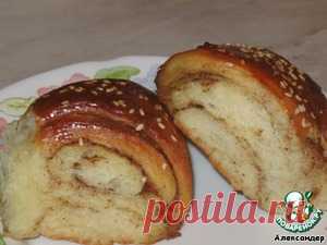Булка-цветок с корицей - кулинарный рецепт