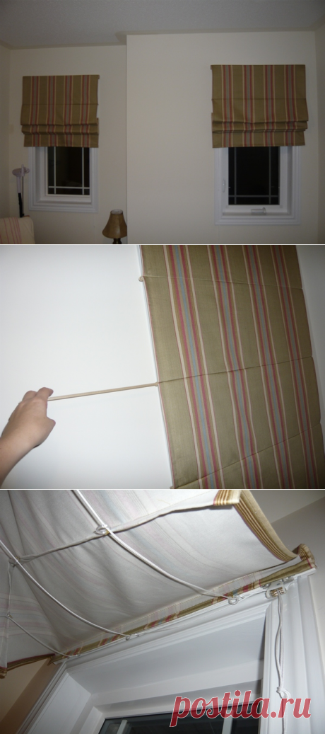 Римские шторы - как шить.