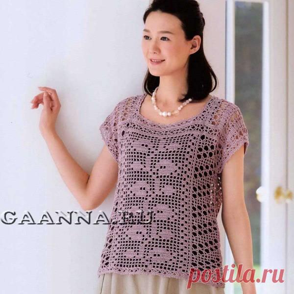 Ажурный топ Лиана