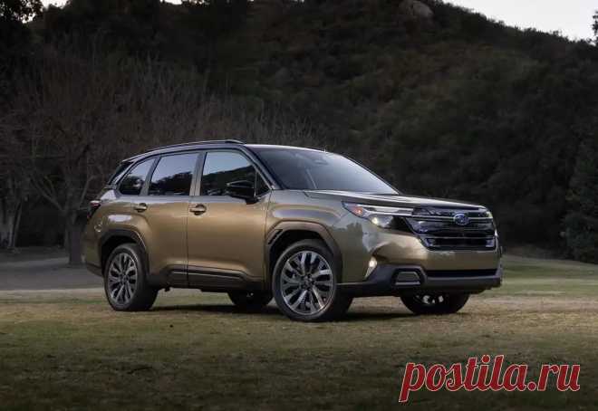 Subaru Forester Hybrid 2025 поступит в продажу весной по цене от 34 995 долларов