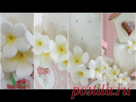 Flores silvestres de Azúcar. 6ª Parte Tarta con Casita.