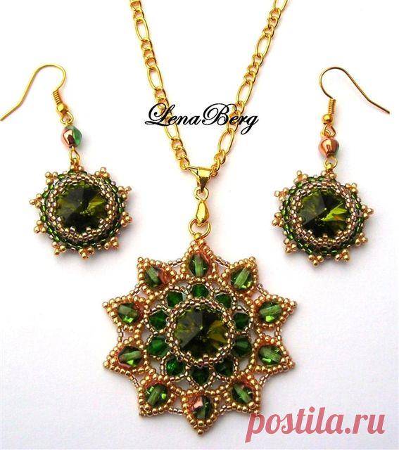 Комплект "Галина" | biser.info - всё о бисере и бисерном творчестве