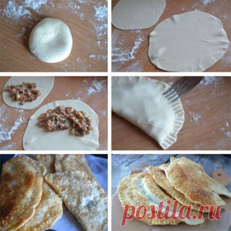 Как приготовить вкуснейшие чебуреки на скорую руку