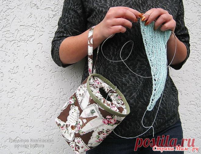 Удобные сумочки для мобильных рукодельниц. Идеи для творчества