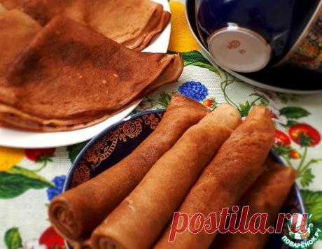 Блинчики на яблочном пюре – кулинарный рецепт