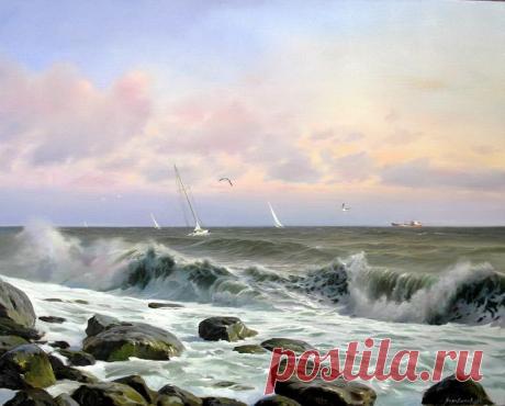 Морские пейзажи Сергея Коновалова