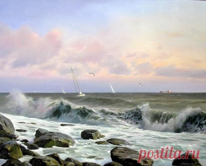 Морские пейзажи Сергея Коновалова