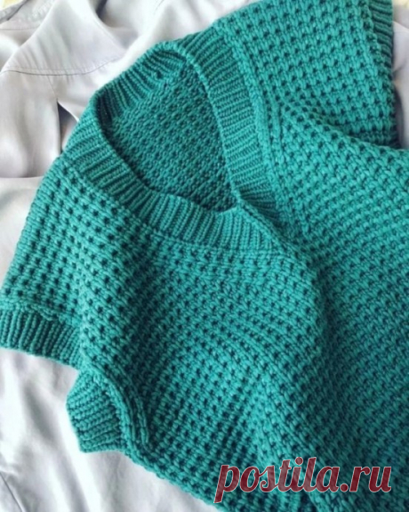 Вязание спицами. Узор для жилета.