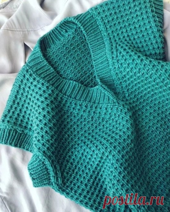Вязание спицами. Узор для жилета.