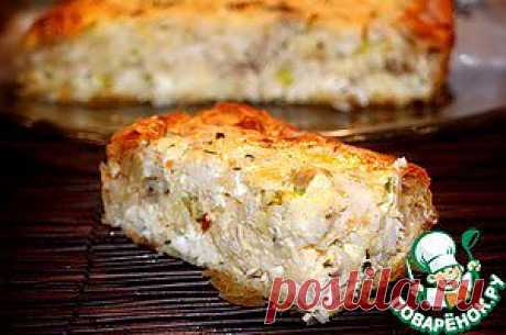 Греческий деревенский пирог с курицей