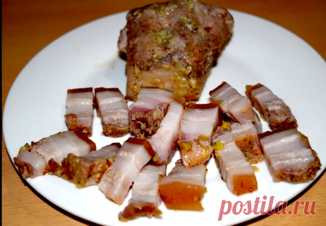 Грудинка в пакете - простая и очень вкусная замена колбасе. | Людмила Плеханова Готовим вместе | Яндекс Дзен