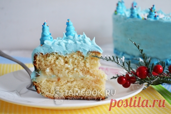 Торт «Холодное сердце»