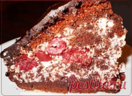 Рецепты вкусно торт пьяная вишня в шоколаде