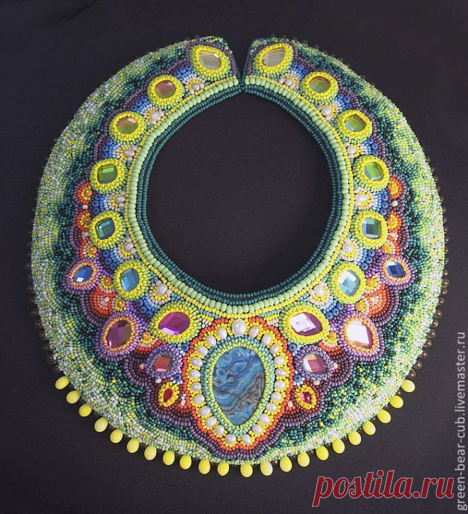 (92) 6a520784813-ukrasheniya-traven.jpg (699×768) | Beaded collars