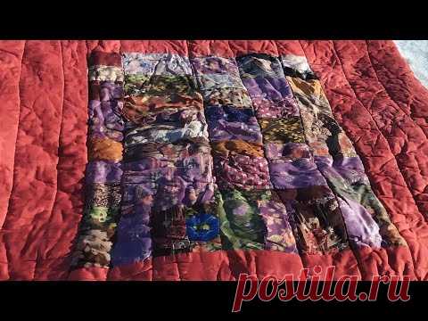 ЛОСКУТНОМУ ОДЕЯЛУ 38 лет. Шью лоскутный блок.