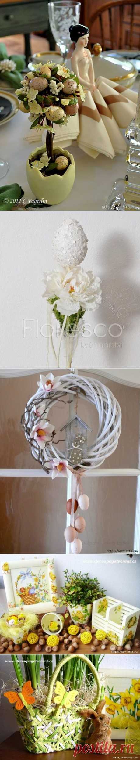Красивые идеи к Пасхе - Beautiful ideas by Easter.