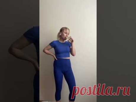 My new cute outfit for spring 💙 К тренировкам готова! #stretching #lelosi