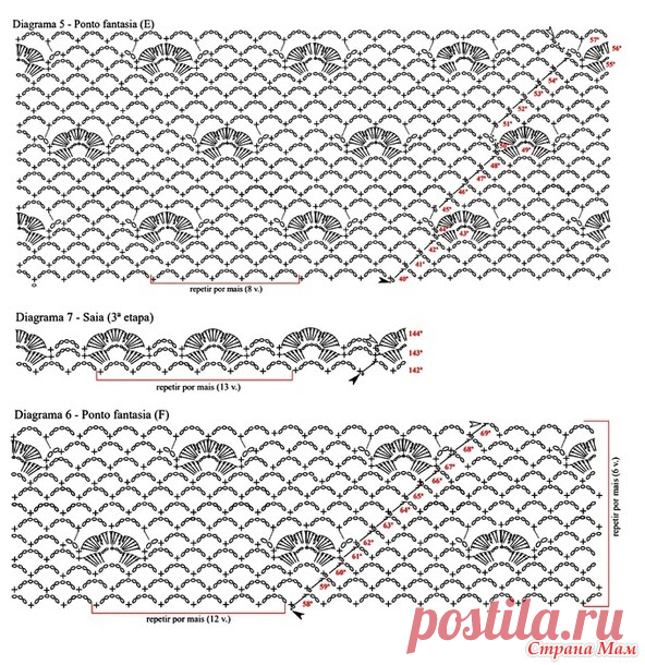 Персиковое платье. - Все в ажуре... (вязание крючком) - Страна Мам