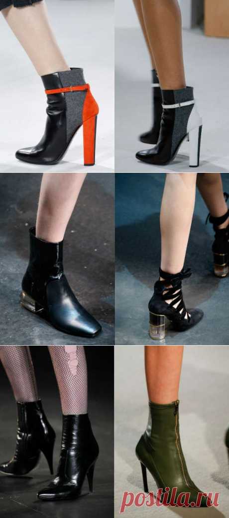 Модные ботильоны осень-зима 2015-2016