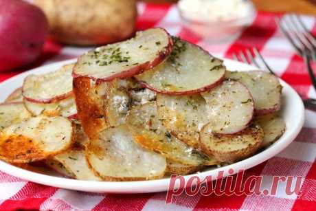 Запеченный картофель с зеленью и специями - рецепт и способ приготовления, ингридиенты | sloosh