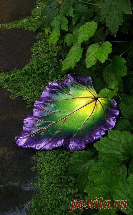 Листья из бетона — от идеи до исполнения — brechkodesign