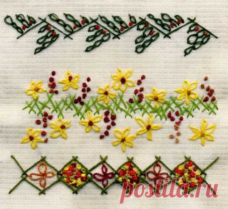 D.J. Brewer приколол(а) это к доске EMBROIDERY STITCHES