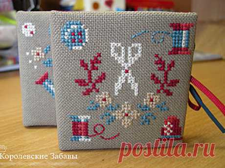 Элегантная игольница. Мастер класс DKo