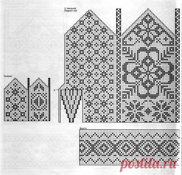 Жаккардовые узоры -2. Схемы | Домохозяйка