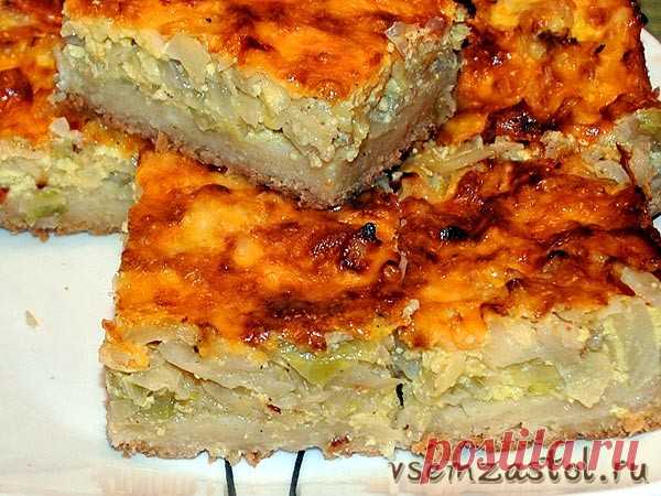 Капустный пирог с сыром | Всем За Стол — Вкусные, легкие, и быстрые рецепты!