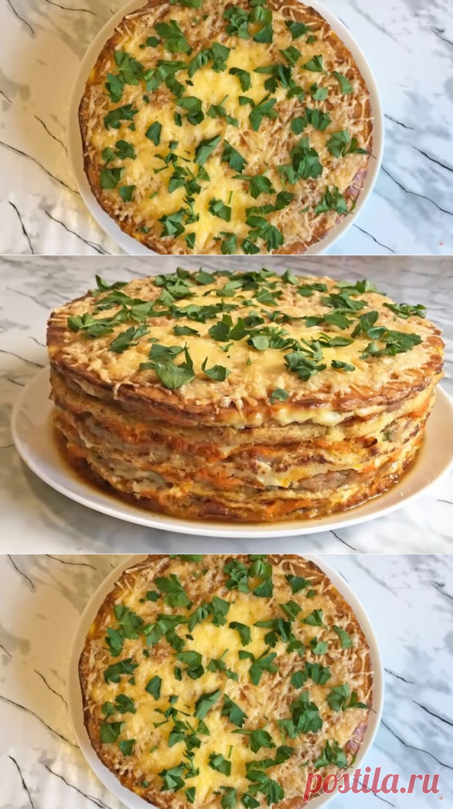 Закусочный торт из капусты - сайт кулинарии