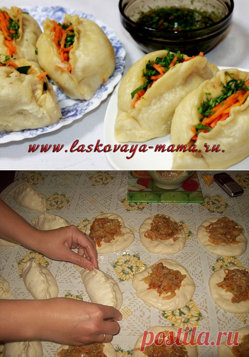 Пирожки на пару по-корейски 