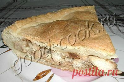 Хорошая кухня - пирог с куриными грудками. Кулинарная книга рецептов. Салаты, выпечка.