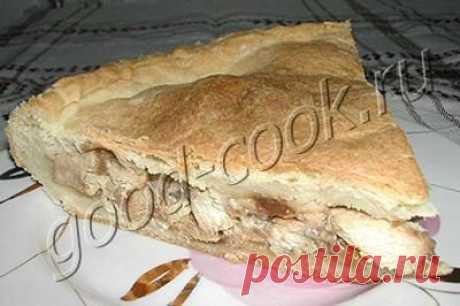 Хорошая кухня - пирог с куриными грудками. Кулинарная книга рецептов. Салаты, выпечка.