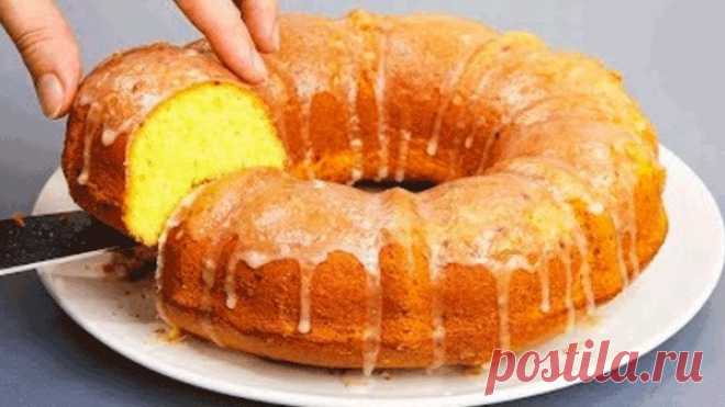Восхищаюсь КАЖДЫЙ РАЗ! Вкуснее всех кексов - лимонный кекс РОЖДЕСТВЕНСКИЙ