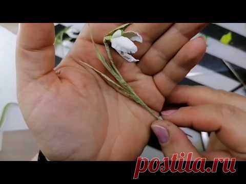 Подснежники для скрапбукинга