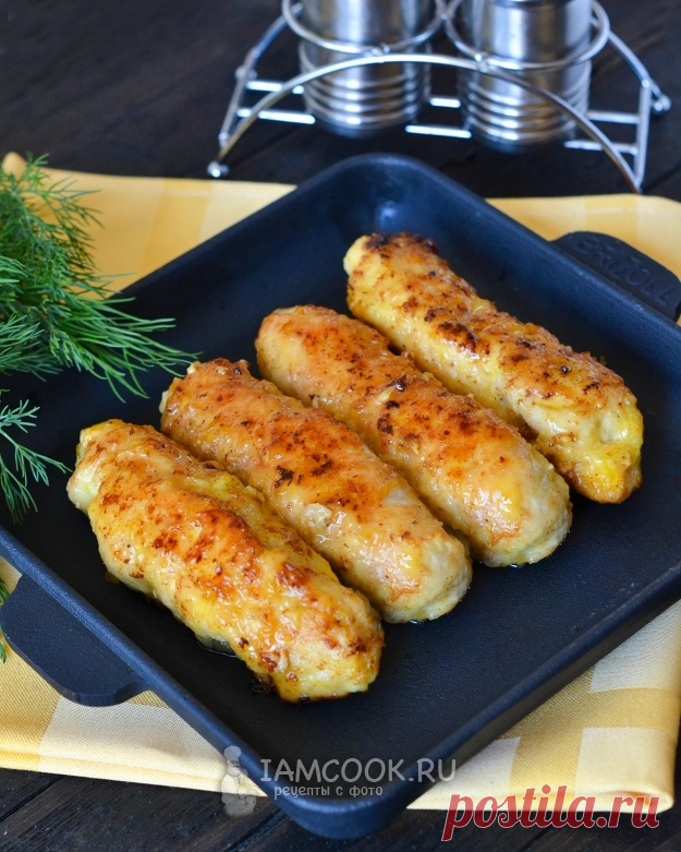 Мясные пальчики из куриного филе — рецепт с фото пошагово