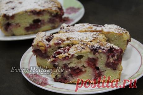 Творожный кекс с ягодами, рецепт с фото