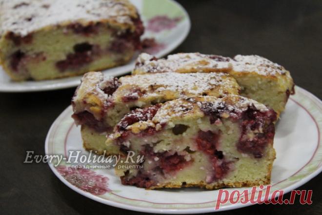 Творожный кекс с ягодами, рецепт с фото