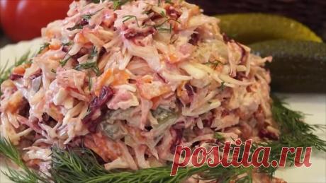 Салат 'Бюджетный'. Ооочень Вкусно, Просто и Недорого!