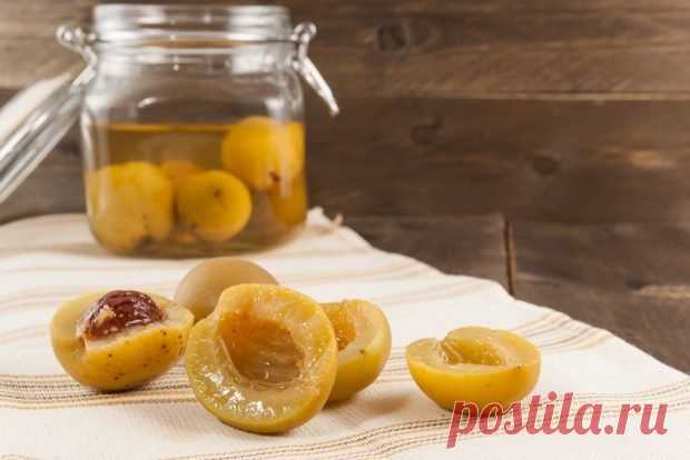 Консервированный компот на зиму из целых персиков — Сад Заготовка