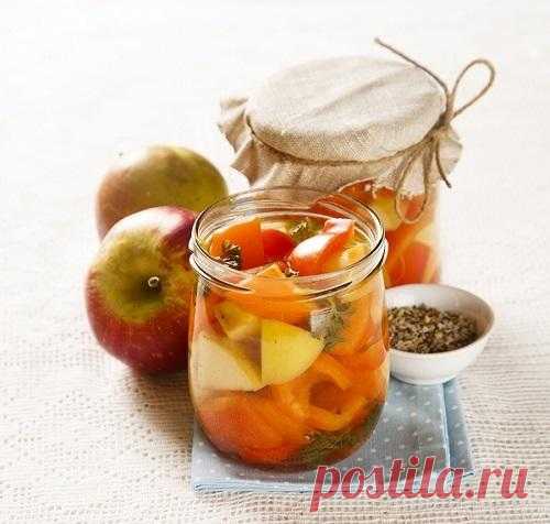 Закатываем перец с яблоками - такого вы ещё не пробовали