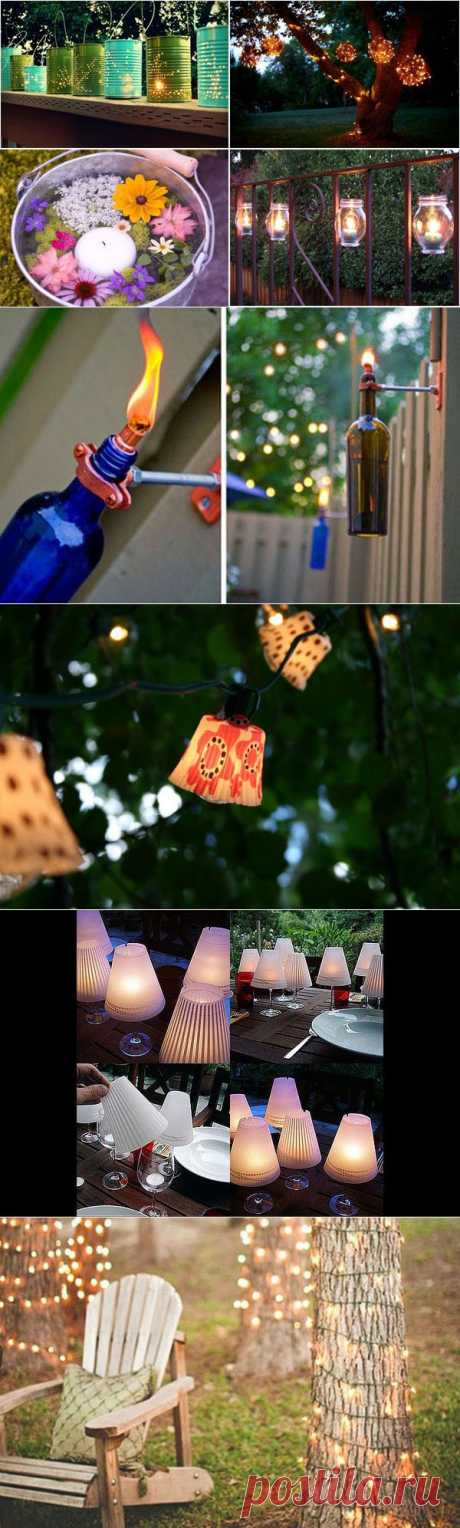 Волшебное освещение для сада | УЮТНЫЙ ДОМ | советы