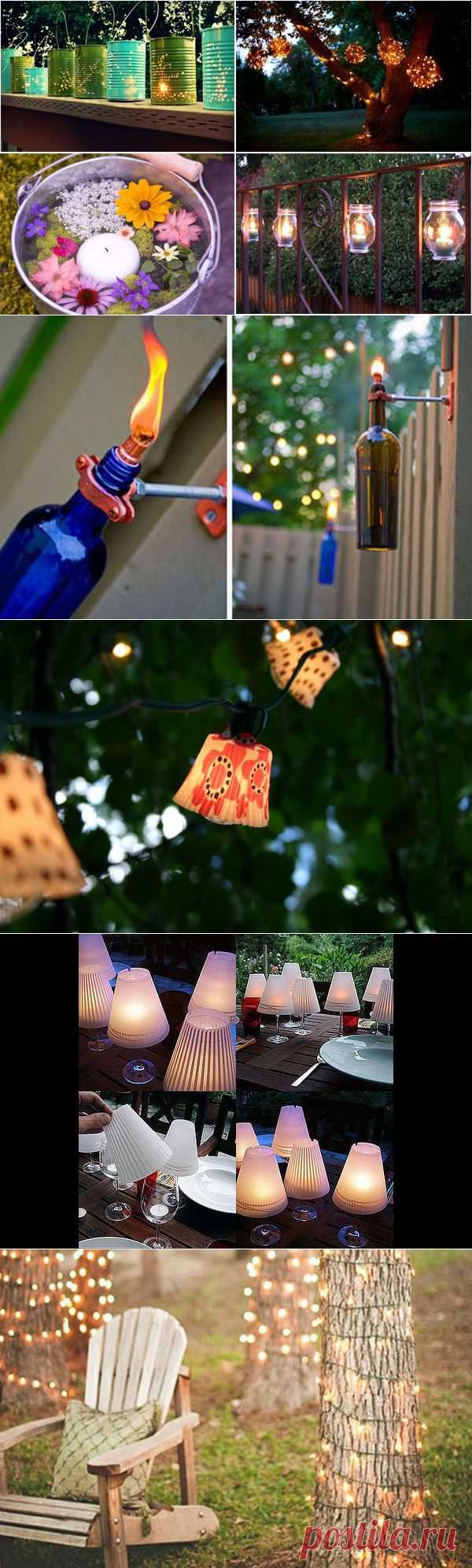 Волшебное освещение для сада | УЮТНЫЙ ДОМ | советы