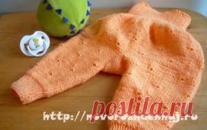 Как связать штанишки спицами (детские) – пошаговые фото