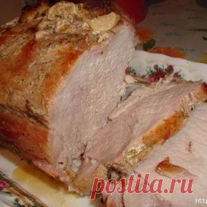 Пивное мясо с чесноком - МирТесен